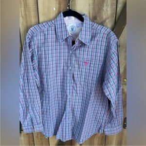 Twenty X Women’s Plaid Pink Purple Long Sleeves Western Button Down Shirt Sz M